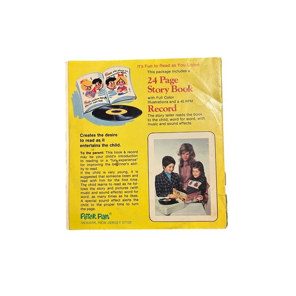 The Lone Ranger Book & Record Set 24 Page Storybook 45 RPM Peter Pan Vintage 199 - Picture 4 of 4